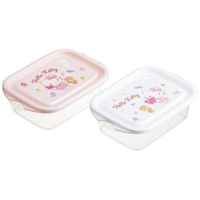 小禮堂 Hello Kitty 保鮮盒 2入組 (花束款)
