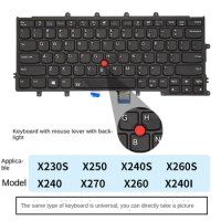 Replacement applicable for Lenovo Thinkpad X230S X250 X240S X260S X240 X270 X260 Laptop keyboard