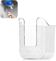 2 Pcs Kitchen Storage Clear Dispenser for Bathroom Refillable Holder Wall Mounted Tissue Holder Disp