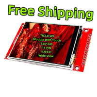 No Freight SPI TN Touch 2.8 Inch 4 Wire SPI Serial Port Display TFT DIY Consumer Electronic ILI9341 Module With Touch 240*320