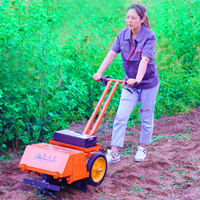 鬆土器 新款電動除草機鬆土機充電式小型多功能鋤草旋耕割草機開溝一體機