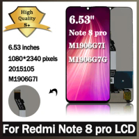 6.53'' Original Note8Pro Display for Xiaomi Redmi Note 8 Pro 8Pro M1906G7G Lcd Display + Touch Screen Digitizer Assembly