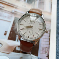 New Luxury Business Fashion Seiko Watch Men's Dating Casual Sports Watch Leather Strap Waterproof Quartz Watch
