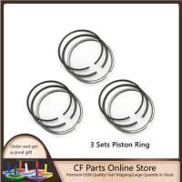 3PCS STD Piston Ring 82mm for KUBOTA D1302 V1702 / L1801