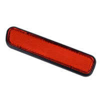 1 Pair Universal Fender Side Reflector Reflective Sticker Marker Red for Car Trailer Motorcycle