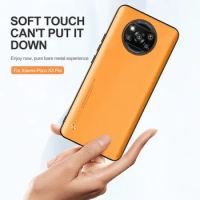Comfortable Leather Phone Case For Xiaomi Poco X3 Pro Shockproof Cover On Mi Poco X 3 NFC M4 3pro 3nfc X3pro X3nfc F3 M3 Shell