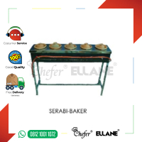 Promo Mesin Pembuat Serabi Gas 5 Tungku EBS-005 Kualitas Malaysia