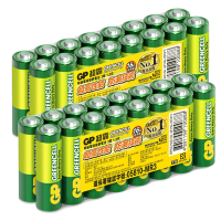 【超霸GP】超級環保3號(AA)碳鋅電池32粒裝-小小兵 馬拉松電力 聯名款(1.5V不加水銀)