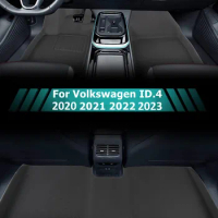 For Volkswagen ID.4 2023 2022 XPE Car Floor Liner Mats All-weather Protection Set Dustproof ID4 Waterproof TEP Rear Trunk Mat