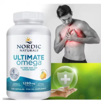 Original Nordic Naturals Ultimate Omega Lemon Flavour High Quality Omega 3 Fish Oil Nutritional Supp