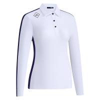J.LINDEBERG Golf เสื้อยืดแขนยาวผู้หญิงฤดูใบไม้ร่วงและฤดูหนาวสบายเสื้อโปโลกีฬา Golf เสื้อผ้าผู้หญิง Quick-drying JERSEY #2301