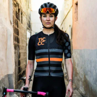 Women RCC Cycling Jersey Short Sleeve Mountain Bike Jersey Shirt MTB Bicycle Clothing Female Racing Tops Ropa Maillot Ciclismo