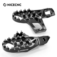 NICECNC For KTM 125 250 300 350 400 450 500 EXC EXCF XCW 2024 XC SX XCF SXF 2023-2024 Air EXT Foot Pegs Extender Footrests