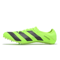 adidas 田徑鞋 Sprintstar 男鞋 螢光綠 黑 輕量 田徑 釘鞋 運動鞋 愛迪達 IE6870