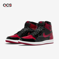 Nike 喬丹 Air Jordan 1代 OG AJ1 男鞋 Patent Bred 漆皮 經典配色 黑 紅 555088063