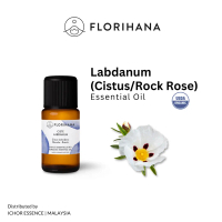 FLORIHANA  Labdanum (Cistus/Rock Rose) Organic Essential Oil / Minyak Pati Labdanum (Cistus/Batu Ros