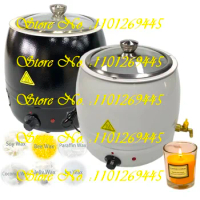 10L Stainless Steel Candle Art and Craft with Soy Wax Candle Making Kit DIY Scented Candles Kettle Wax Melting Pot Warmer Home