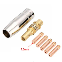 1x Mig Contact Tip Consumables 7PCS MIG Welding MB15 15AK Contact Tip 0.8mm/1.0mm/1.2mm Replacement Part