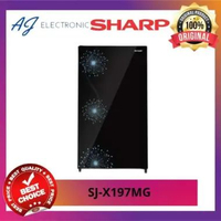 KULKAS SHARP SJ-X197MG 1 PINTU KAPASITAS 175 LITER/PROMO KULKAS AJA