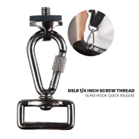 DSLR 1/4 Inch Screw Thread Adaptor Sling Hook Quick Release