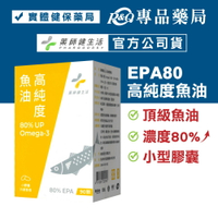 藥師健生活 高純度80%魚油 90顆/盒 (EPA80％ 小膠囊好吞嚥 幫助循環 西班牙原料 健生活) 專品藥局【2022222】