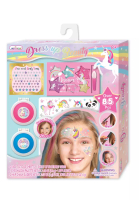 Hot Focus Dress Up Beauty Unicorn (053UC) Safety Non-Toxic Makeup Kit Box Set Palette Toy for Girls Washable Cosmetic Play Kit