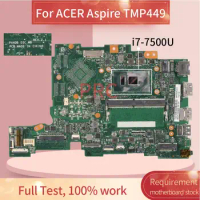 For ACER Aspire TMP449 i7-7500U Notebook Mainboard PA4DB SR2ZV DDR4 Laptop Motherboard