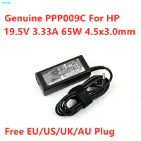 Genuine 19.5V 3.33A 65W PPP009L PPP009C TPN-CA16 AC Power Supply Adapter For HP PAVILION X360 14 15-F009WM Series Laptop Charger