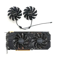 2 fans New for Gigabyte GTX950 960 WindForce 2X OC graphics card replacement fan T129215SU/PLD09215S12HH