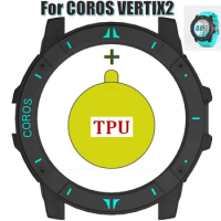 Repalcement Bezel Protective Case For COROS VERTIX 2 Watch Screen Protectors Film Smart Bracelet for Coros Vertix2 Cover Frame