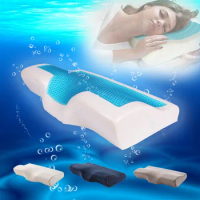 Butterfly Shaped Memory Foam Pillow Cooling Gel Bed Pillow Cervical Protect Orthopedic Pillows for Sleeping Home Bedding 50x30cm