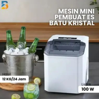 Mesin ES BATU KRISTAL mini 100 Watt / Mesin Pembuat ES Batu Portable Hasil 12 KG