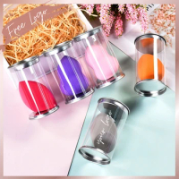 Colorful Beauty Sponge Cosmetics Blender Beauty Tools Custom Logo with Box Foundation Cushion Blending Makeup Puff Accessories