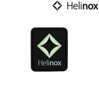 Helinox Tac. Silicone Patch 戰術Logo徽章-夜光款 黑 Lumi/Black 91492