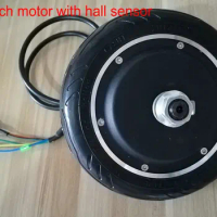 6inch BLDC Motor&amp;Wheel With Tyre For Electric Scooter Folding Bike 24v36v48v50w-250w Ebs Brake&amp;Reverse Enable Conversion Parts
