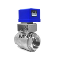 DN50 fixed-type Stainless steel motorized ball valve,AC220V CR04 electric ball valve