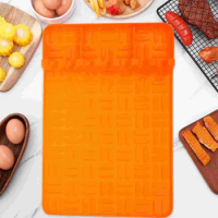 BBQ Protective Mat Grill Side Shelf Frying Pan Tool Rest Kitchen Countertop Silicone Pans Tools