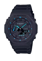 CASIO CASIO G-SHOCK GA-2100-1A2DR 黑色錶帶男士手錶