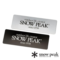 Snow Peak Snow Peak 金屬銘牌貼紙 LETTER-2022雪峰祭春限定 FES-158 兩入四張組合(戶外.登山.露營)