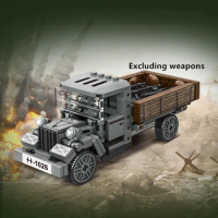 NEW DE Militarys Trucks Camouflage Commando Armored Car Antiaircraft Gun Off Roader Building Blocks Model Sets Bricks Kids Kits