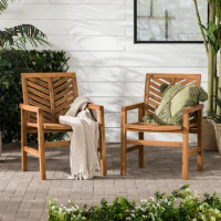 Outdoor Patio Chair Set,All Weather Backyard Conversation,Garden Poolside Balcony,Set of 2,Outdoor Patio Chairs