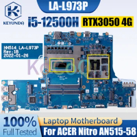 For ACER Nitro AN515-58 Notebook Mainboard LA-L973P SRLCY i5-12500H GN20-P0-A1 RTX3050 4G Laptop Motherboard Test
