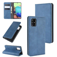 A716 Auto Switch Leather Case for Samsung Galaxy A71 (5G) SM-A716F Flip Wallet Book Cover Black 71A A7156 A 71 716 GalaxyA71