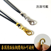 Factory Direct Sale Thai Original Buddha Amulet Chain Color Retention 18K Gold Plated Clasp Titanium