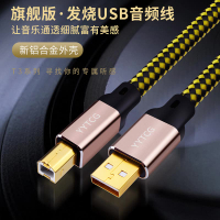6N單晶銅發燒USB音頻線解碼器USB線聲卡連接線 DAC數據線