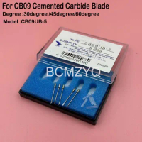 5PCS CB09UB-5 Tungsten Steel Lettering Knife For Graphtec CE5000 CE6000 FC8600 FC8000 Vinyl Cutter CB09 Carbide Blade Knife