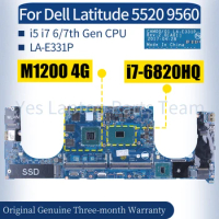 LA-E331P For Dell Latitude5520 9560 Laptop Mainboard 0YV12N 0YH90J 0V90XP 0J05JX 0643X5 i5 i7 6/7th Gen Notebook Motherboard