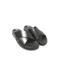 VENTO BLACK Sandal Kulit Pria by Mario Minardi 41