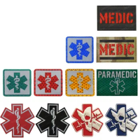 Medic Patch 3D PVC Rubber Paramedic Medical PATCH EMS EMT MED