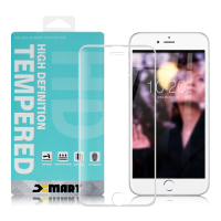 Xmart for iPhone 8 plus / 7 plus / 6S plus / 6 plus 用 高透光2.5D滿版玻璃貼-白 2張